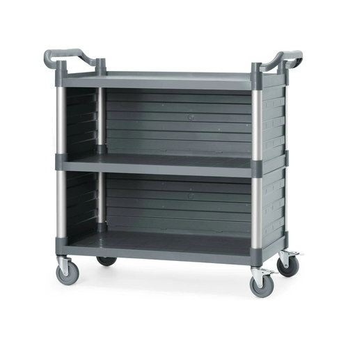 Product photo 3-Shelf Service Trolley with Side Panels